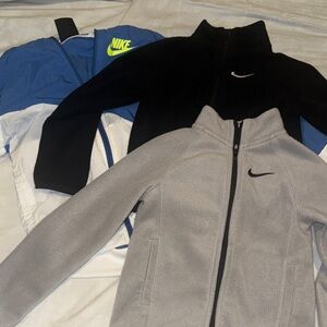 Nike Jackets Trio - Blue, Black, Gray